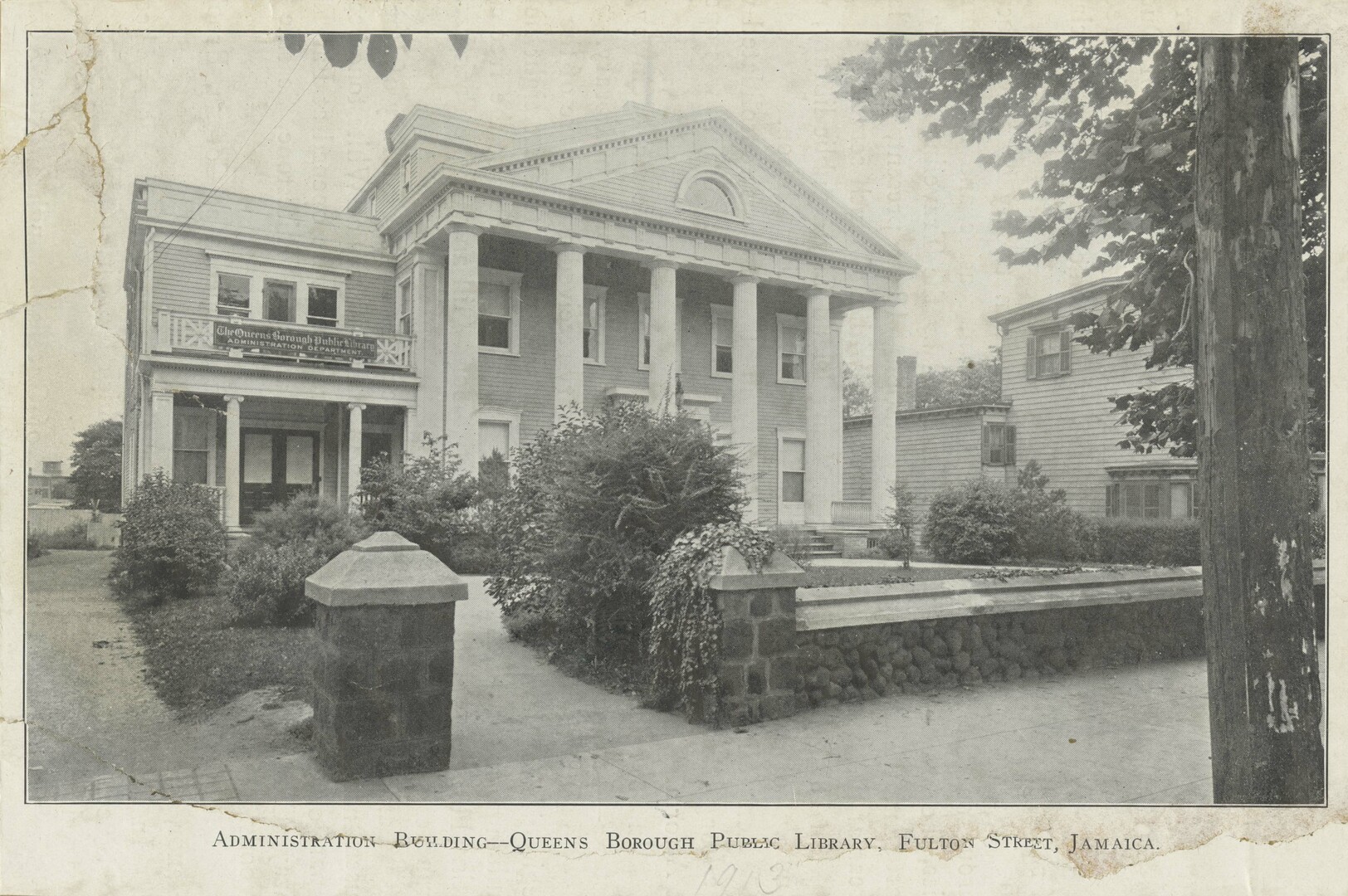 The Original Central Library on Parsons Boulevard